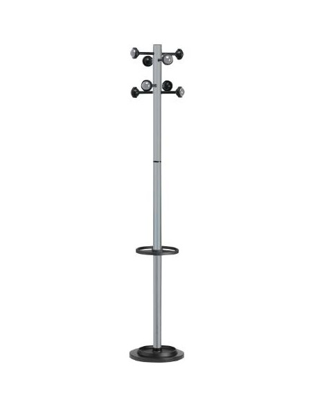 ▷ PERCHERO UNILUX ACCUEIL GRIS METALIZADO | Taine - Imagen 1