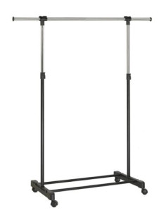 ▷ PERCHERO UNILUX EXTEND NEGRO/PLATEADO | Taine - Imagen 1