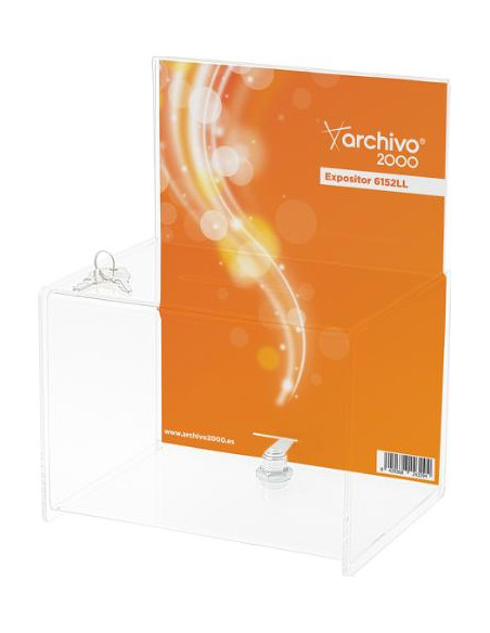 ▷ BUZON DE SUGERENCIAS 170X220X160MM CON LLAVE ARCHIVO 2000 | Taine - Imagen 1