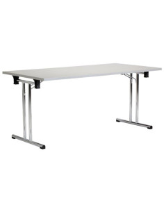 ▷ MESA ROCADA PLEGABLE RECTANGULAR 160x80 CM | Taine - Imagen 1