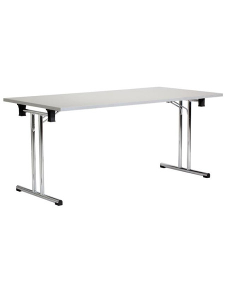 ▷ MESA ROCADA PLEGABLE RECTANGULAR 160x80 CM | Taine - Imagen 1
