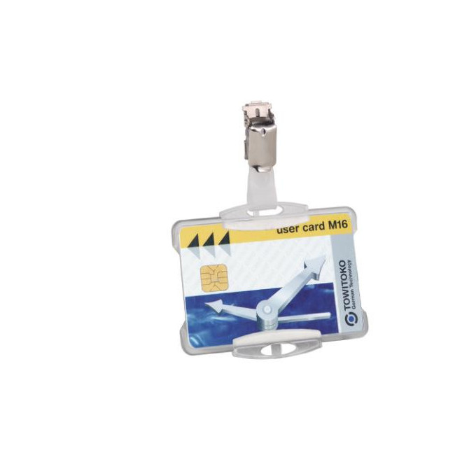 ▷ IDENTIFICADOR DURABLE PASES SEGURIDAD 54x85MM TRANSPARENTE | Taine - Imagen 1