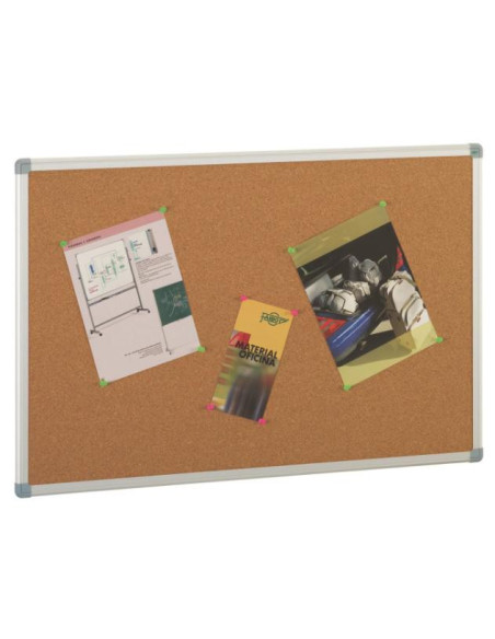 ▷ TABLERO FAIBO CORCHO MARCO DE ALUMINIO | Taine - Imagen 1