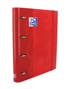 ▷ CARPETA OXFORD TD ROJA 4 ANILLAS 5X5 C/RECAMBIO | Taine - Imagen 1