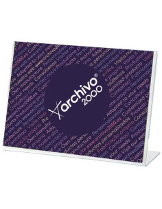 ▷ EXPOSITOR ARCHIVO 2000 A7 HORIZONTAL POLIESTIRENO TTE | Taine - Imagen 1