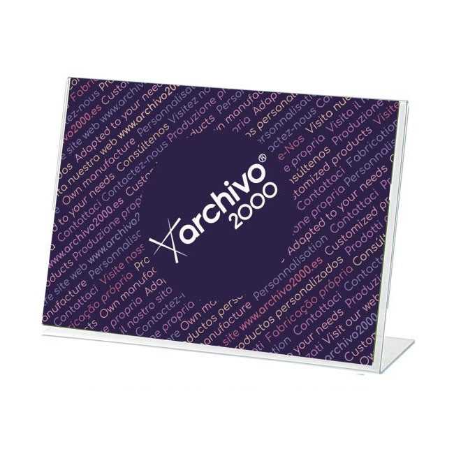 ▷ EXPOSITOR ARCHIVO 2000 A7 HORIZONTAL POLIESTIRENO TTE | Taine - Imagen 1