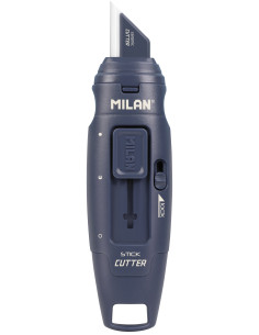 ▷ CÚTER HOJA CERÁMICA STICK SERIE 1918, EN BLISTER AZUL MARINO MILAN | Taine - Imagen 1