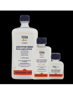 ▷ BARNIZ CUADROS BRILLO STUDY TITAN ARTS 1L | Taine - Imagen 1