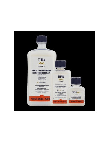 ▷ BARNIZ CUADROS BRILLO STUDY TITAN ARTS 1L | Taine - Imagen 1