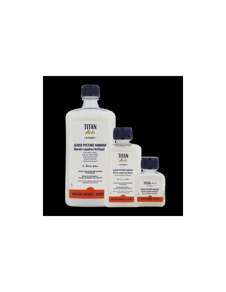 ▷ BARNIZ CUADROS BRILLO STUDY TITAN ARTS 1L | Taine - Imagen 1