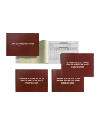 ▷ LIBRO MIQUELRIUS DE SUBCONTRATACION CASTELLANO 100HJ | Taine - Imagen 1