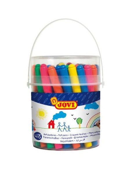 ▷ ROTULADORES JOVI 48 UDS MAXI BOTE | Taine - Imagen 1