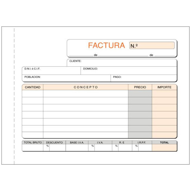 ▷ TALONARIO FACTURAS | Taine - Imagen 1