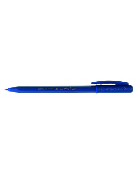 ▷ BOLIGRAFO TRATTO 1 AZUL. RECYCLED | Taine - Imagen 1