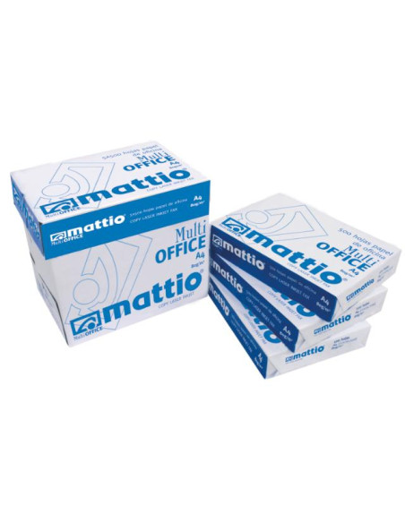 ▷ PAPEL MATTIO A4 80GR 500HJ CALIDAD C - MULTIOFFICE (CJ.AZUL) | Taine - Imagen 1