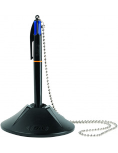 ▷ BOLIGRAFO BIC CON PEANA 4 COLORES COUNTER PEN DESK | Taine - Imagen 1