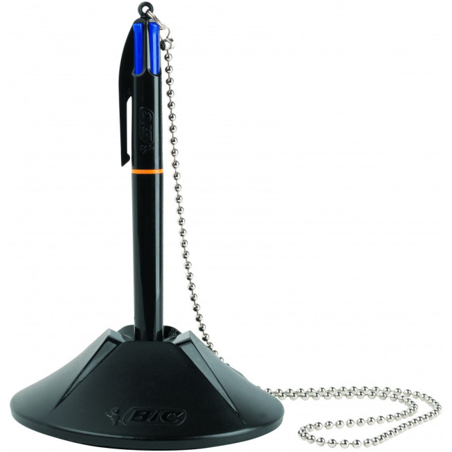 ▷ BOLIGRAFO BIC CON PEANA 4 COLORES COUNTER PEN DESK | Taine - Imagen 1