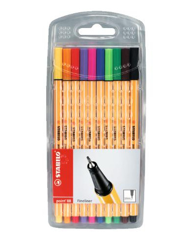 ▷ ROTULADORES STABILO 10 UDS 88 POINT 0,4MM | Taine - Imagen 1