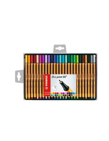 ▷ ROTULADORES STABILO 25 UDS POINT 88 | Taine - Imagen 1