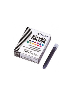 ▷ RECAMBIO PILOT CARTUCHOS P.PARALLEL PEN COLORES SURTIDOS CAJA DE 12 UDS. PILOT | Taine - Imagen 1