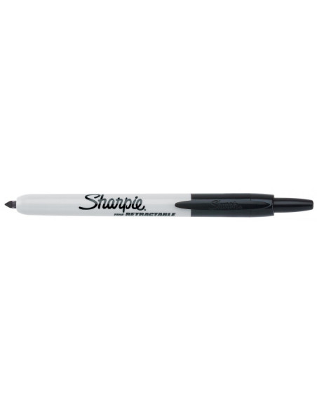 ▷ ROTULADOR SHARPIE PERMANENTE RETRÁCTIL FINE RT F NEGRO SHARPIE | Taine - Imagen 1