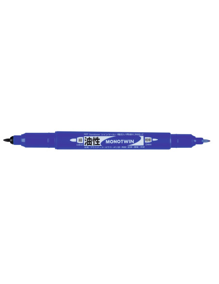 ▷ ROTULADOR TOMBOW AZUL DOBLE PUNTA FINA 0,4-GRUESA 0,8 | Taine - Imagen 1
