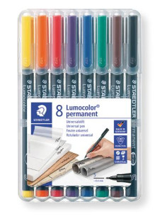 ▷ ROTULADORES STAEDTLER 8 UDS S 313 WP 0,4 MM PERMANENTE | Taine - Imagen 1