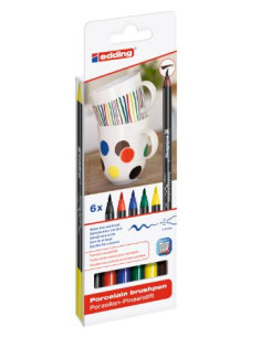 ▷ ROTULADORES EDDING 4 UDS CERÁMICA COLORES | Taine - Imagen 1