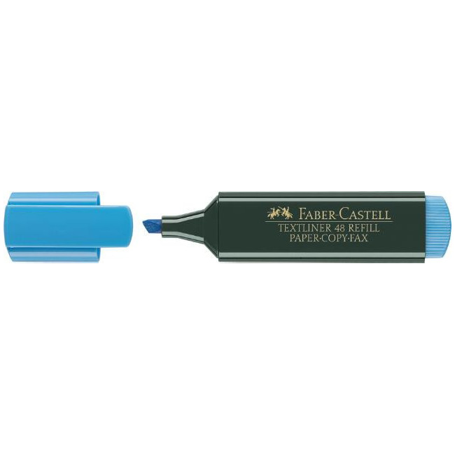 ▷ ROTULADOR FABER CASTELL AZUL TEXTLINER FLUOR 48 | Taine - Imagen 1