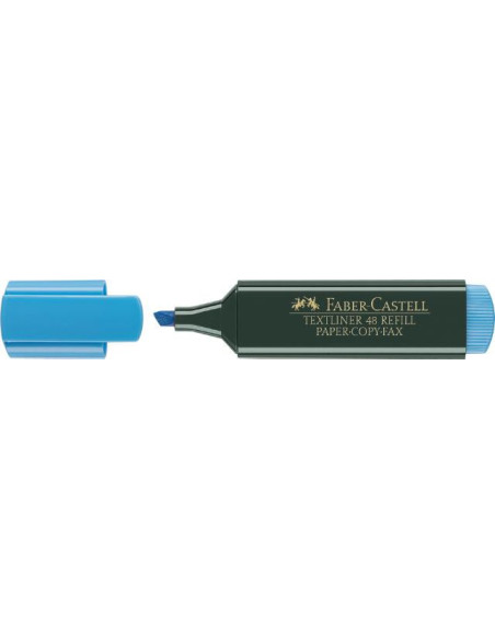 ▷ ROTULADOR FABER CASTELL AZUL TEXTLINER FLUOR 48 | Taine - Imagen 1