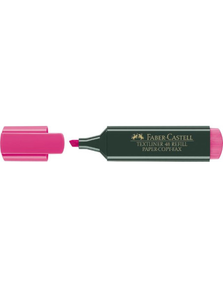 ▷ ROTULADOR FABER CASTELL ROSA TEXTLINER FLUOR 48 | Taine - Imagen 1