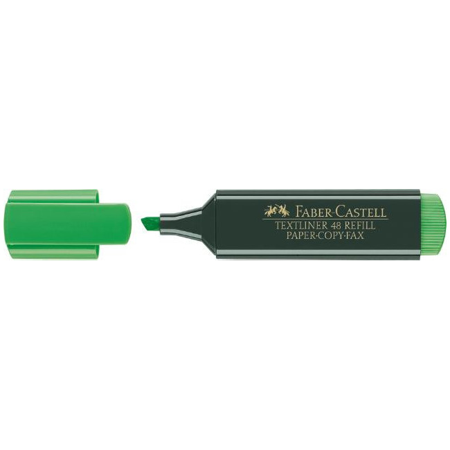 ▷ ROTULADOR FABER CASTELL VERDE TEXTLINER FLUOR 48 | Taine - Imagen 1