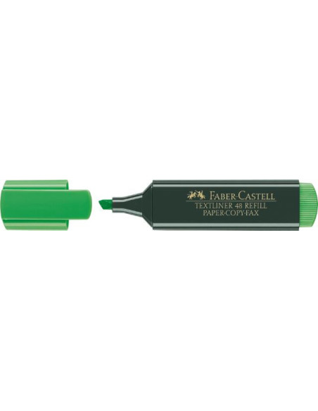 ▷ ROTULADOR FABER CASTELL VERDE TEXTLINER FLUOR 48 | Taine - Imagen 1