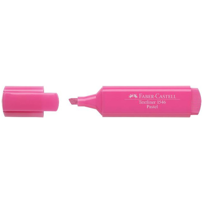 ▷ ROTULADOR FABER CASTELL ROSA TEXTLINER PASTEL 46 | Taine - Imagen 1