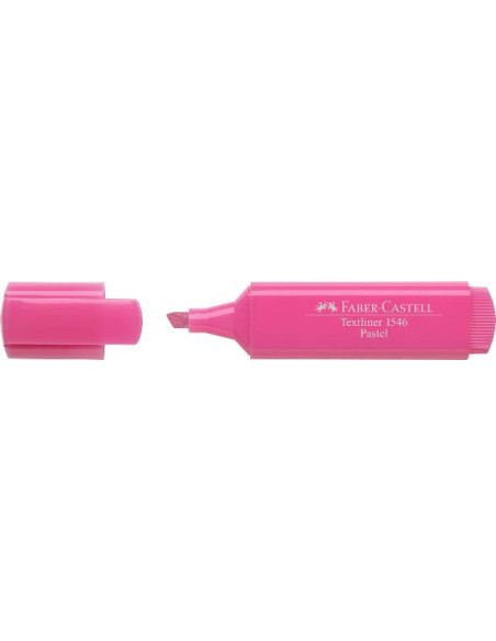 ▷ ROTULADOR FABER CASTELL ROSA TEXTLINER PASTEL 46 | Taine - Imagen 1