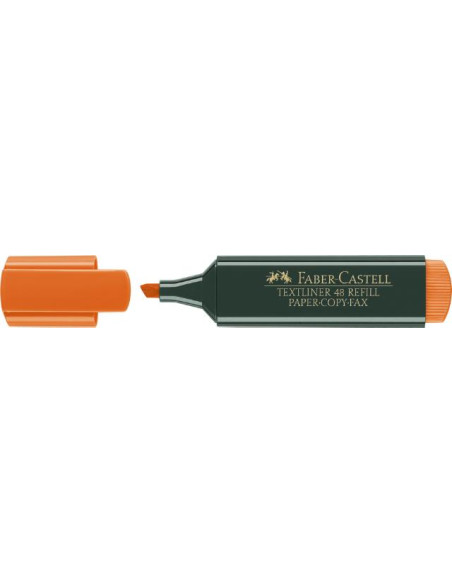 ▷ ROTULADOR FABER CASTELL NARANJA TEXTLINER FLUOR 48 | Taine - Imagen 1