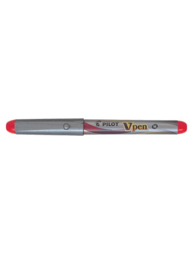 ▷ PLUMA PILOT V-PEN SILVER ROJO | Taine - Imagen 1
