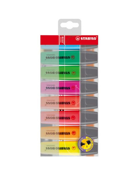 ▷ ROTULADORES STABILO 8 UDS BOSS FLUORESCENTES 70/8 | Taine - Imagen 1