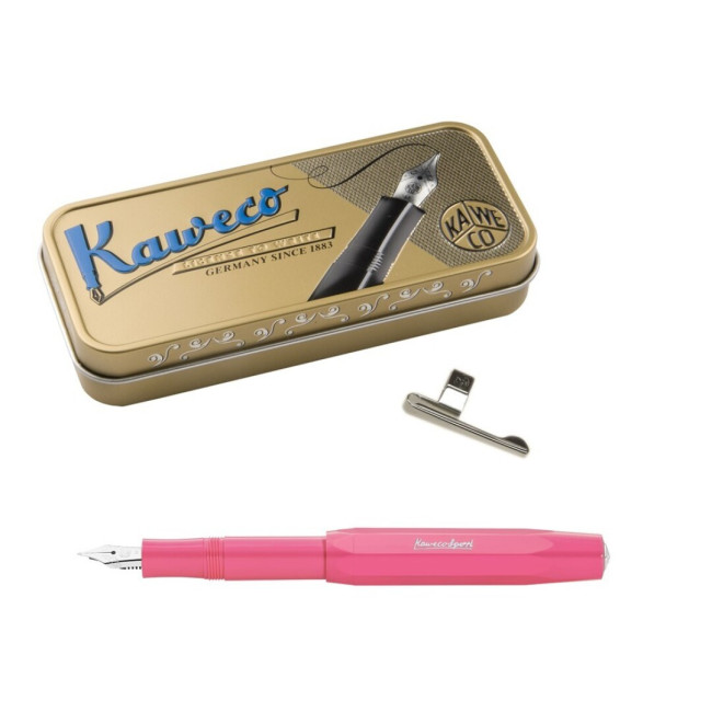 ▷ PLUMA KAWECO SPORT COLLECTION ROSA + CLIP | Taine - Imagen 1