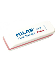 ▷ GOMA MILAN DE BORRAR SANDWICH 612 NATA BLANCA BISELADA | Taine - Imagen 1