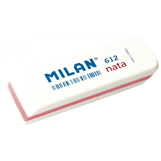 ▷ GOMA MILAN DE BORRAR SANDWICH 612 NATA BLANCA BISELADA | Taine - Imagen 1