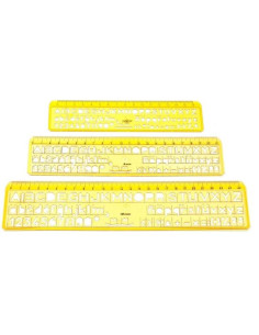 ▷ REGLAS FAIBO 3 PLANTILLAS ROTULAR 6/8/10MM | Taine - Imagen 1