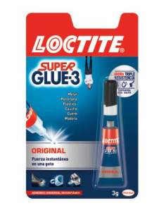 ▷ PEGAMENTO LOCTITE LIQUIDO SUPER GLUE 3 TUBO 3 GR | Taine - Imagen 1