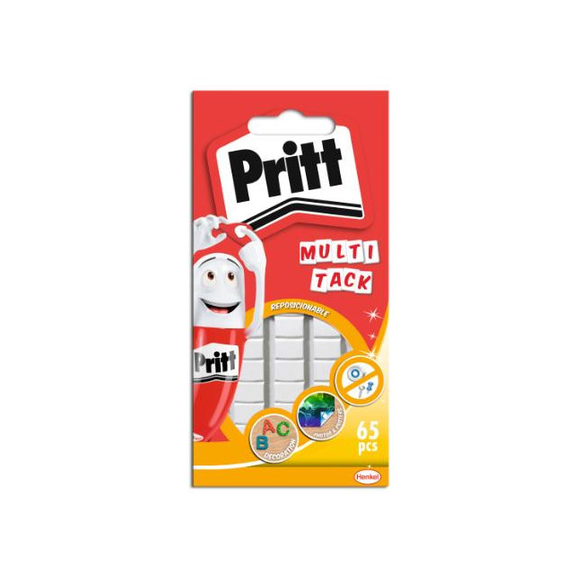 ▷ MASILLA ADHESIVA MULTITACK 65 PASTILLAS PRITT | Taine - Imagen 1