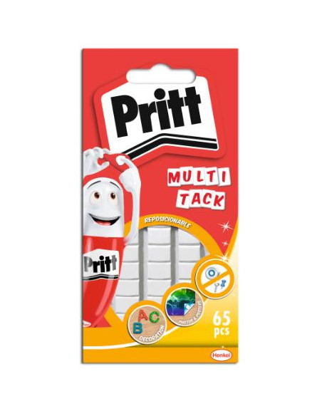 ▷ MASILLA ADHESIVA MULTITACK 65 PASTILLAS PRITT | Taine - Imagen 1
