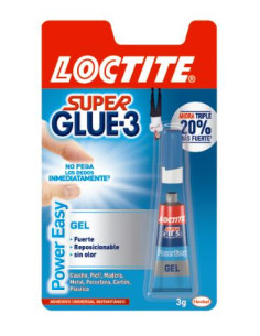 ▷ PEGAMENTO LOCTITE SUPER GLUE-3 POWER EASY 3GR | Taine - Imagen 1