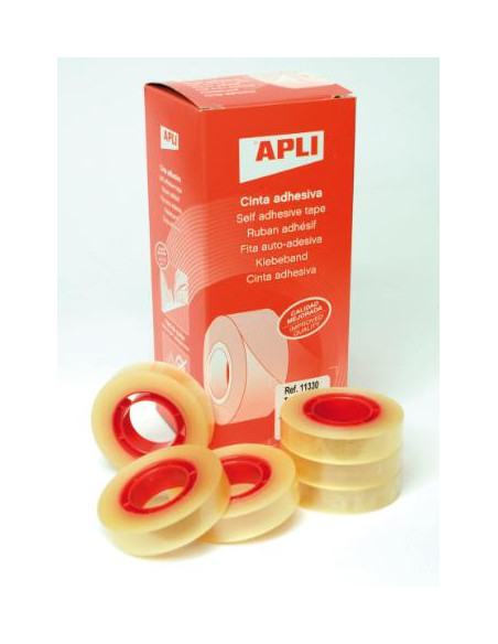 ▷ CINTA ADHESIVA APLI TRANSPARENTE 33Mx12MM | Taine - Imagen 1