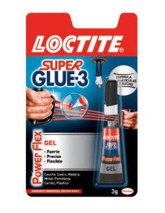 ▷ PEGAMENTO LOCTITE SUPER GLUE-3 POWER FLEX GEL 3GR | Taine - Imagen 1