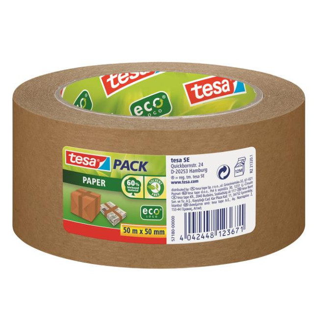 ▷ PRECINTO PAPEL ECOLOGICO 50M X 50MM TESA | Taine - Imagen 1