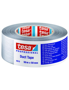 ▷ CINTA ADHESIVA TESA AMERICANA PLATA PROFESIONAL DUCT TAPE 25M X 50MM | Taine - Imagen 1